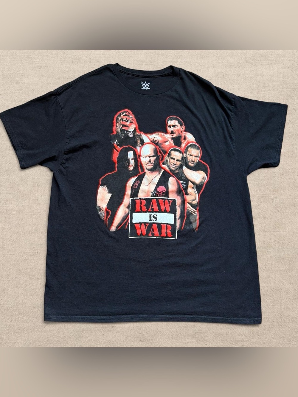 WWE Legends Raw Is War Monday Night Raw Wrestling T-Shirt Mens Size XL